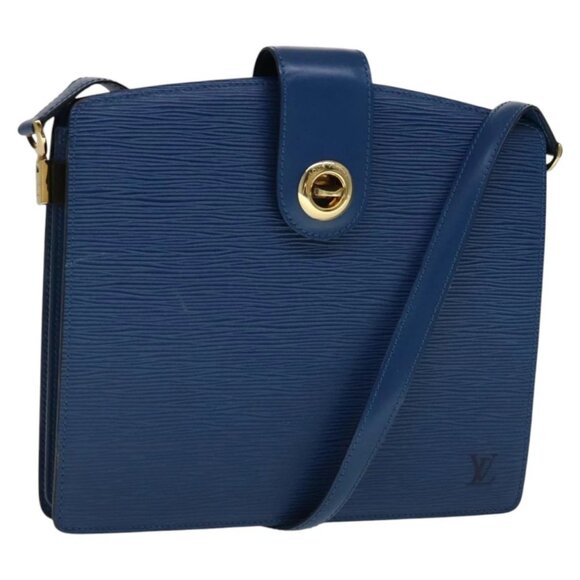 LOUIS VUITTON Epi Capuchin Shoulder Bag Blue - Picture 1 of 16